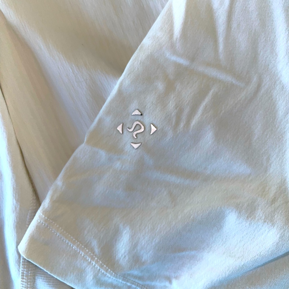Men’s white Lululemon shorts
